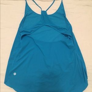 Lululemon Blue Workout Tank